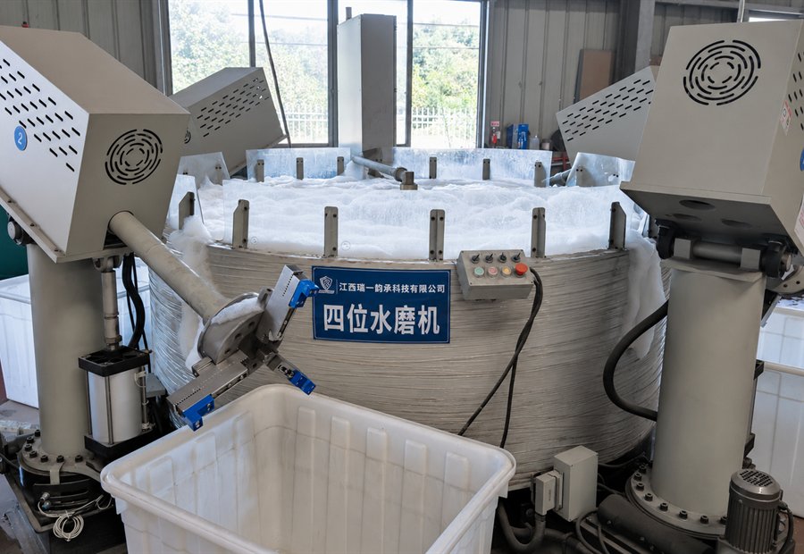 RAYONE wheel surface finishing water polishing process